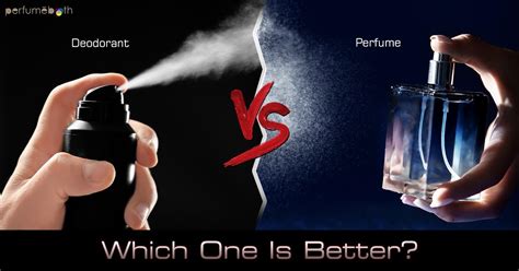 deodorant spray vs perfume.